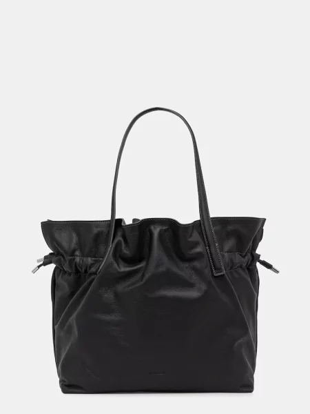 Geanta de piele Marella din piele gri