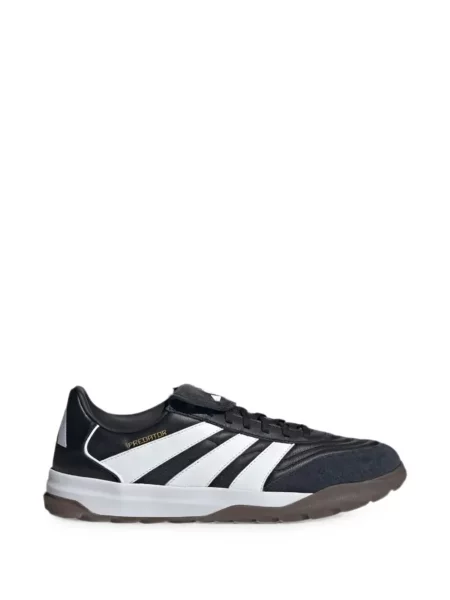 Sneakerși Adidas Predator cu buline alergare din satin alb