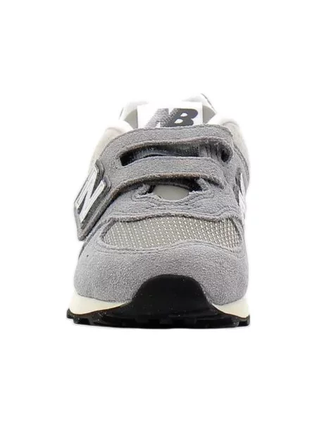 Pantofi New Balance din piele de căprioară gri