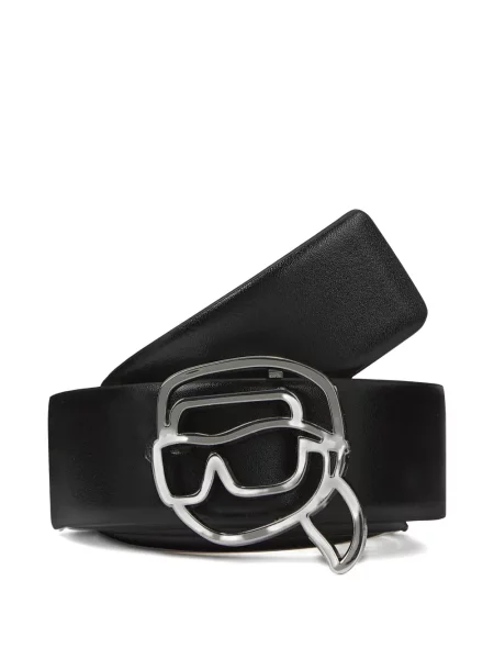 Curea Karl Lagerfeld din piele negru