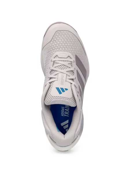 Ριγέ τρέξιμο μπουφάν Adidas με αυτόγραφο καφέ
