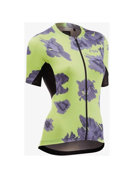 Koszulka rowerowa Northwave Force Evo krótki rękaw macha lila M zielony