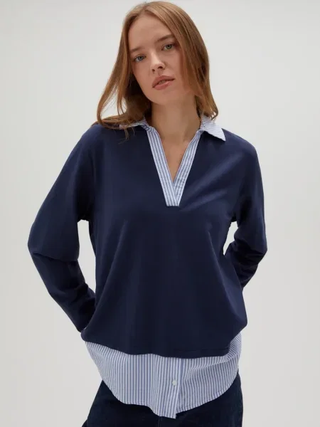 Hanorac Marisse albastru