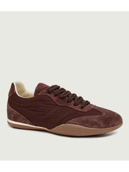 Weekend MaxMara Sneakers Wkalancia | piele întoarsă maro