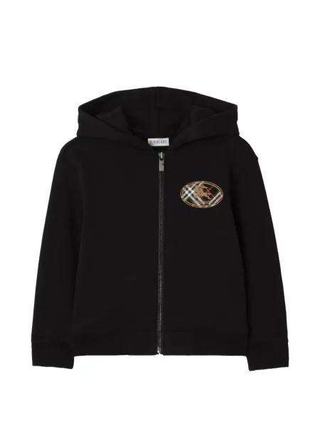 Bluza z kapturem dziecięca Burberry czarna