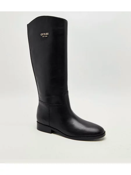Guess De piele cizme de echitație Naure negru