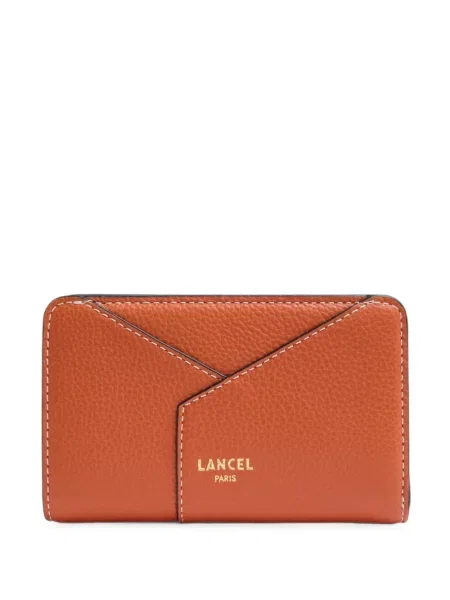 Portofel Lancel din piele portocaliu