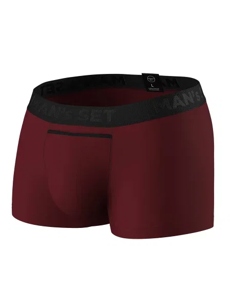 Труси SET Anatomic Classic бавовна/еластан бордовий