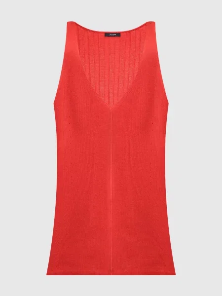 Чорвоний топ в рубчик Joseph червоний