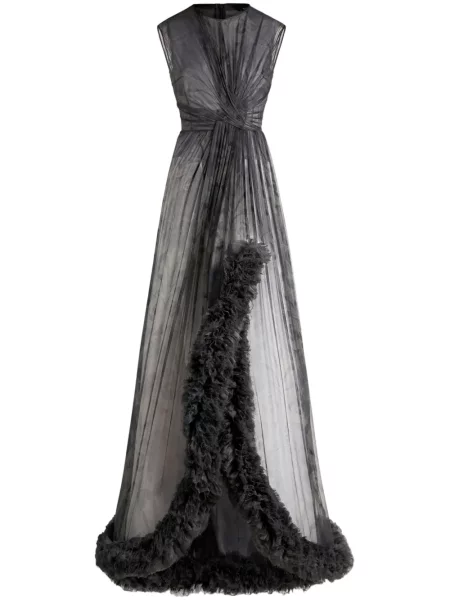 Jedwabna sukienka Etro garniturowa czarna