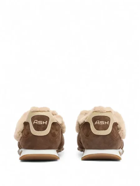 Chiloți Ash slip-on cu blană maro