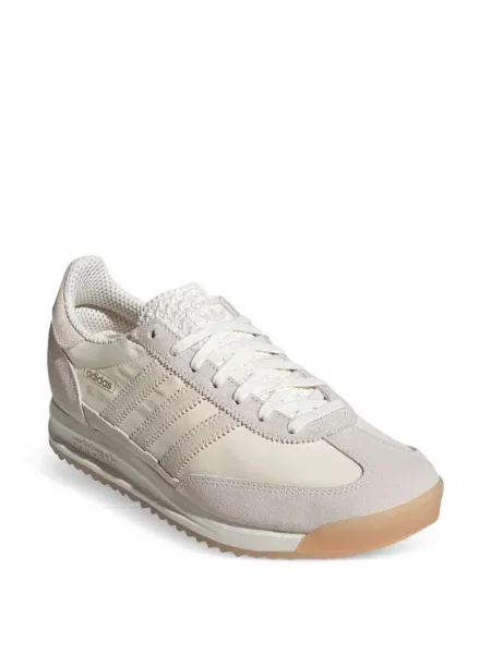 Sneakerși Adidas Samba din piele de căprioară alb