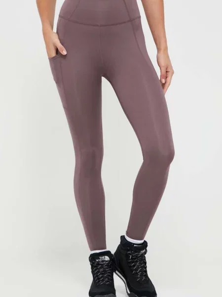Columbia Sportovní legíny Boundless Trek fialové