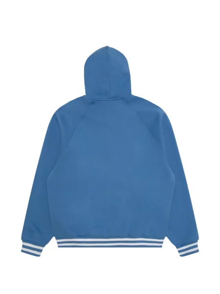 Hanorac cu glugă Aape By A Bathing Ape cu autograf albastru