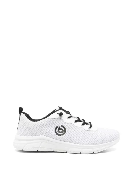 Hímzett hálós sneaker Bugatti fehér