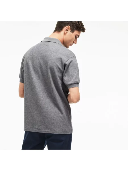 Поло Lacoste серое