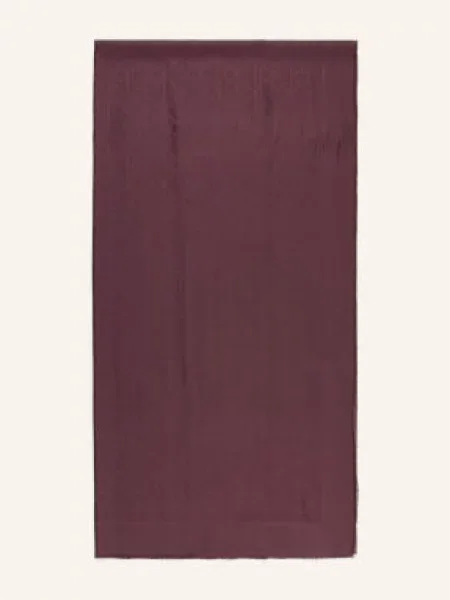 Šál Calvin Klein Emblem Aop Glossy Tonal Scarf Bordó červený