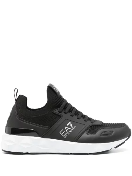 Sneakerși Ea7 Emporio Armani chunky negru