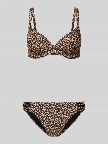 Bikini ze zwierzęcym nadrukiem na całej powierzchni model Mayumi' Lascana