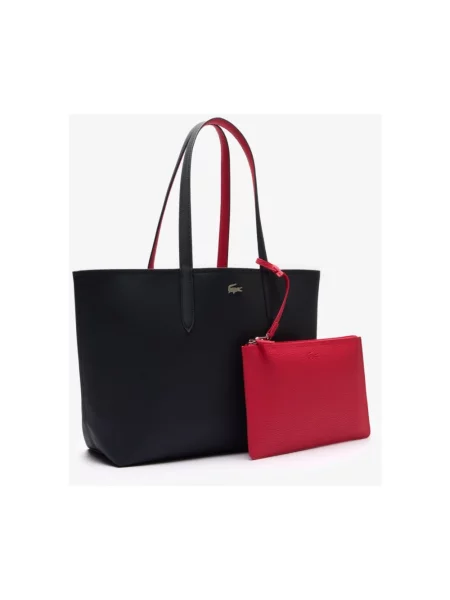Lacoste torebka dwustronna czarna