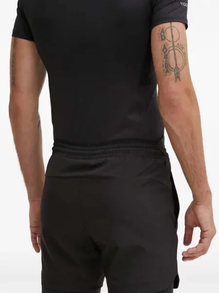 Шорти Ea7 Emporio Armani с принт черно