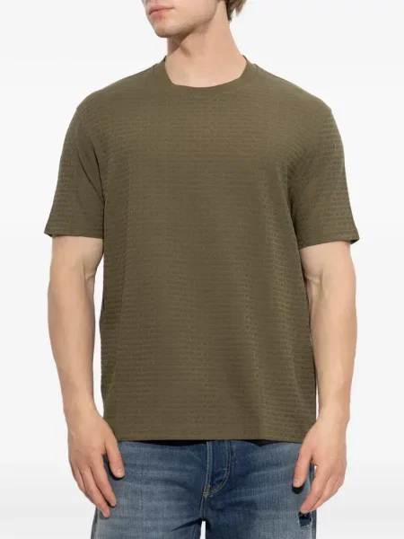 Къс тениска Emporio Armani зелено