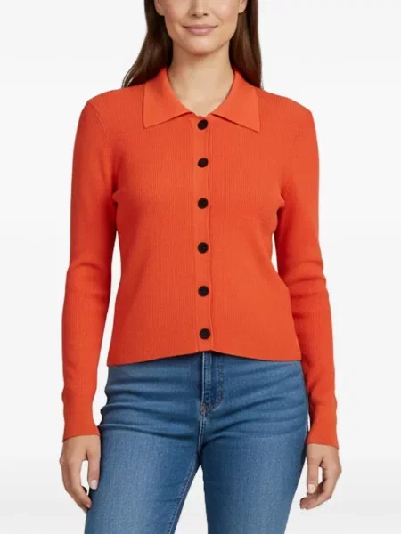 Gulerat tricou polo Sandro portocaliu