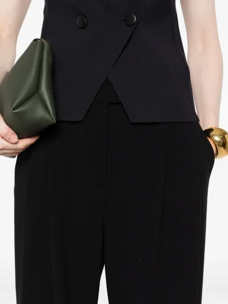 Pantaloni Giorgio Armani plisate negru