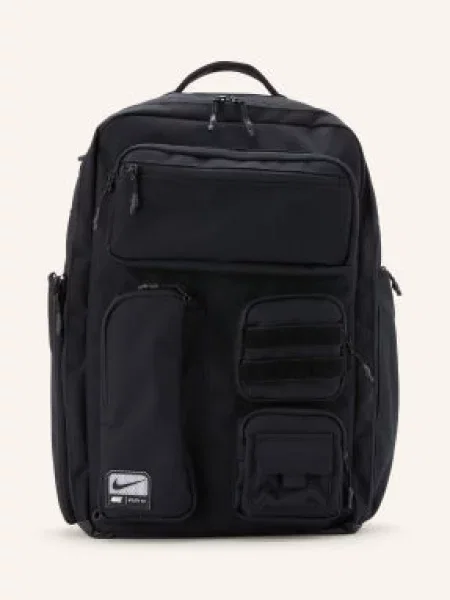 Nike Utility Elite Backpack Black/ Black/ White 37 l černý