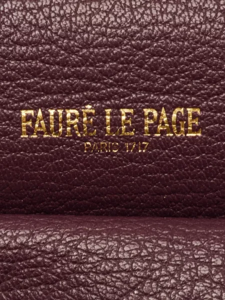 Bőr kézitáska Fauré Le Page piros