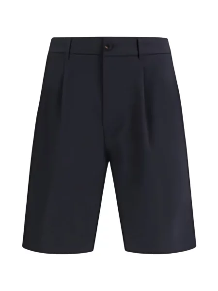 Pantaloni scurți Cruna plisate albastru