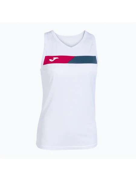 Tricou sport Joma fără mâneci alb