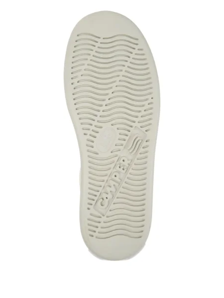 Sneakerși Camper cu șireturi din piele alb