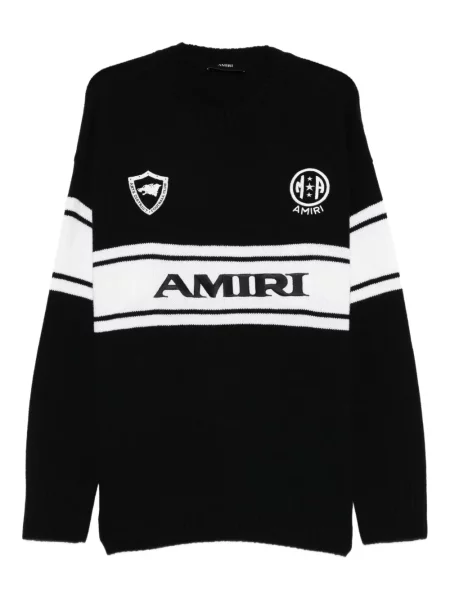 Pulover Amiri cu dungi negru