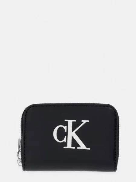 Calvin Klein πορτοφόλι γυναικείο από απομίμηση δέρματος μαύρο