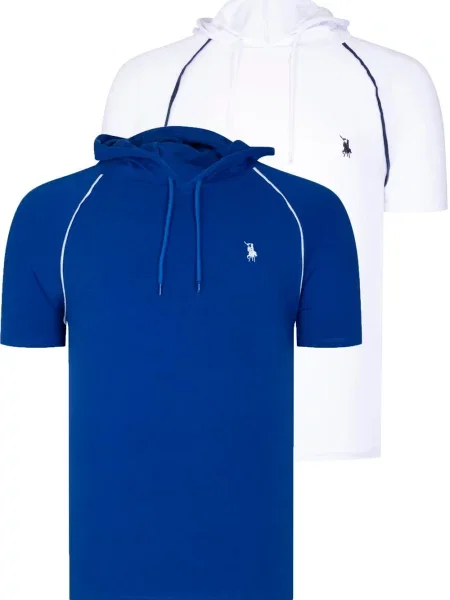 Tricou Dewberry cu glugă alb