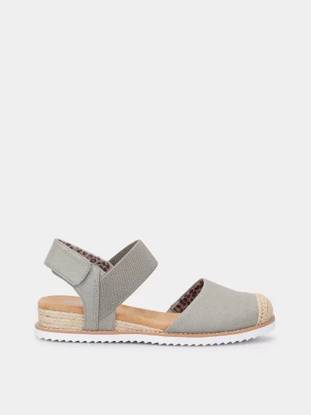 Босоніжки Skechers BOBS Desert Kiss Sun Shining оливковий текстиль
