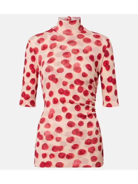 Tricou Stella Mccartney cu imagine plasă roz