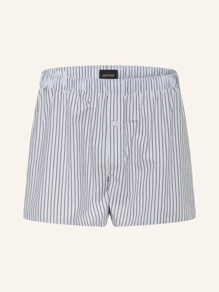 Hanro Bokserki Tkane Fancy Woven grau