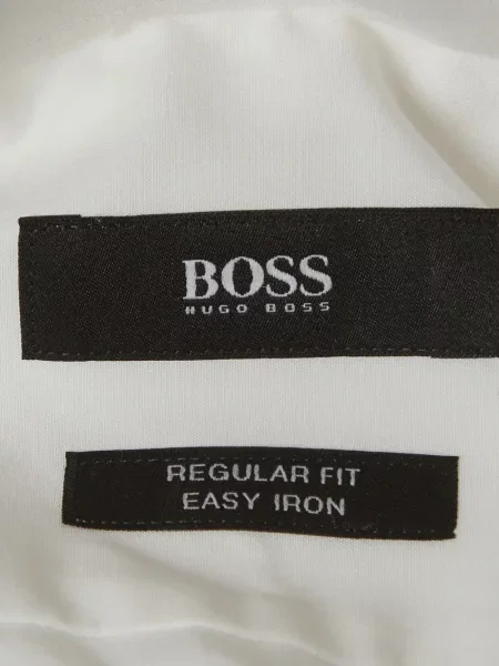 Cămașă Boss din poplin alb
