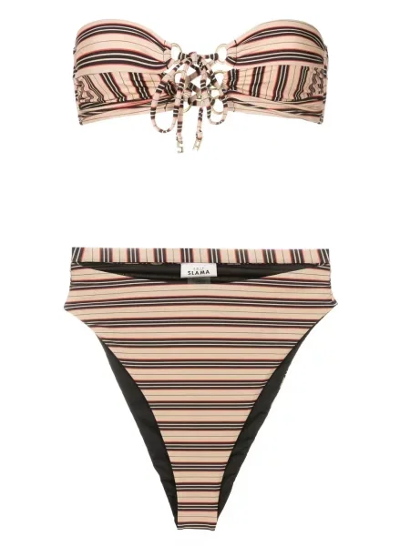 Bikini Amir Slama cu dungi cu imagine
