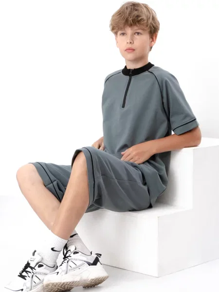 Дитячий Спортивний костюм Носи своє сірий