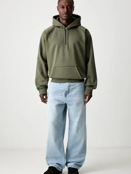 Τζιν Carhartt WIP Landon Pant Blue Heavy Worn Bleached 36 μπλε