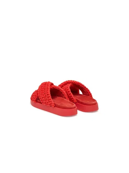 Šlepetės Inuikii Woven raudona