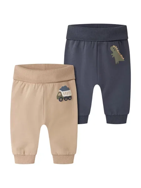 NAME IT Pantaloni NBMVonne / nisipiu / albastru marin / oliv bej