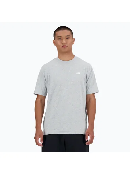 Férfi New Balance Small Logo sportos póló színben. Méret: szürke
