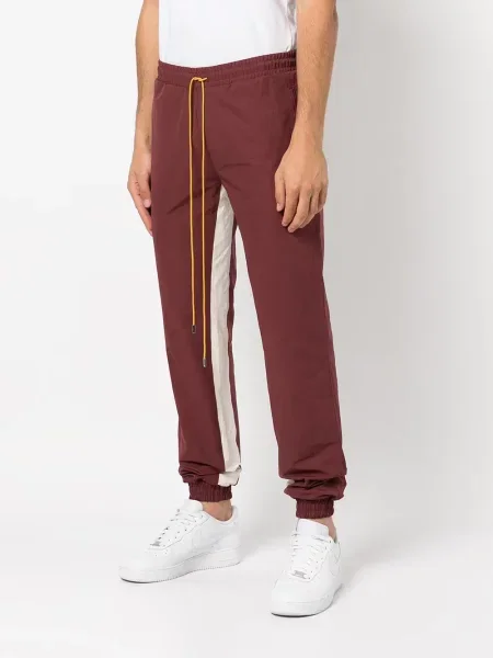 Pantaloni Rhude cu dungi roșu