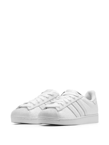 Lung pantaloni scurți Adidas din piele cu buline maro