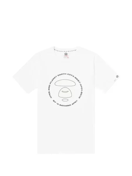 Póló A Bathing Ape® autogrammal fehér