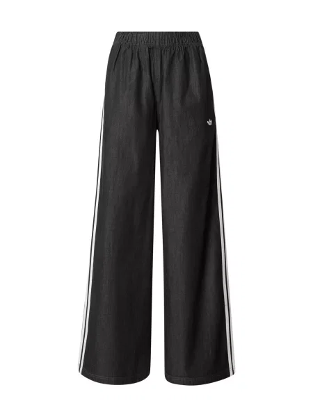 Blugi cu picior larg Adidas Originals negru